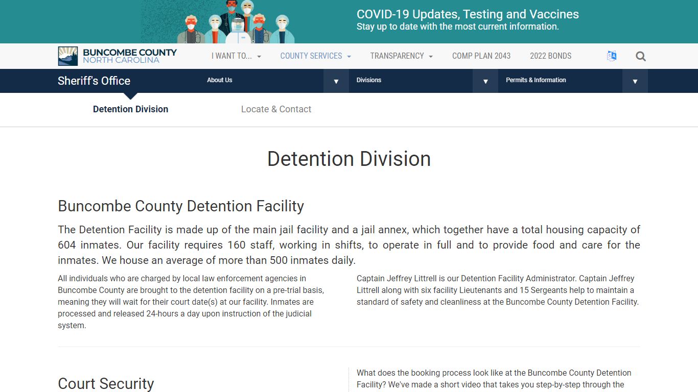 Sheriff's Office - Detention Division - Buncombe County ...